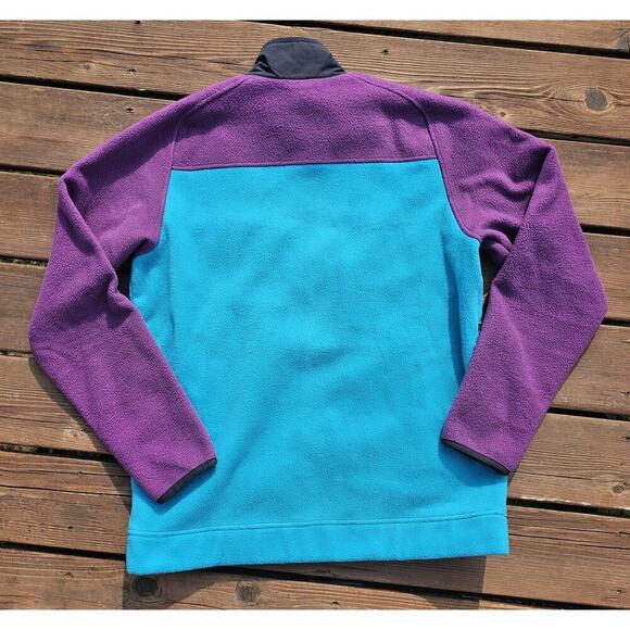 Mountain Hardwear UnClassic Fleece Jacket Mens Large Purple Blue Full Zip - Picture 6 of 6
